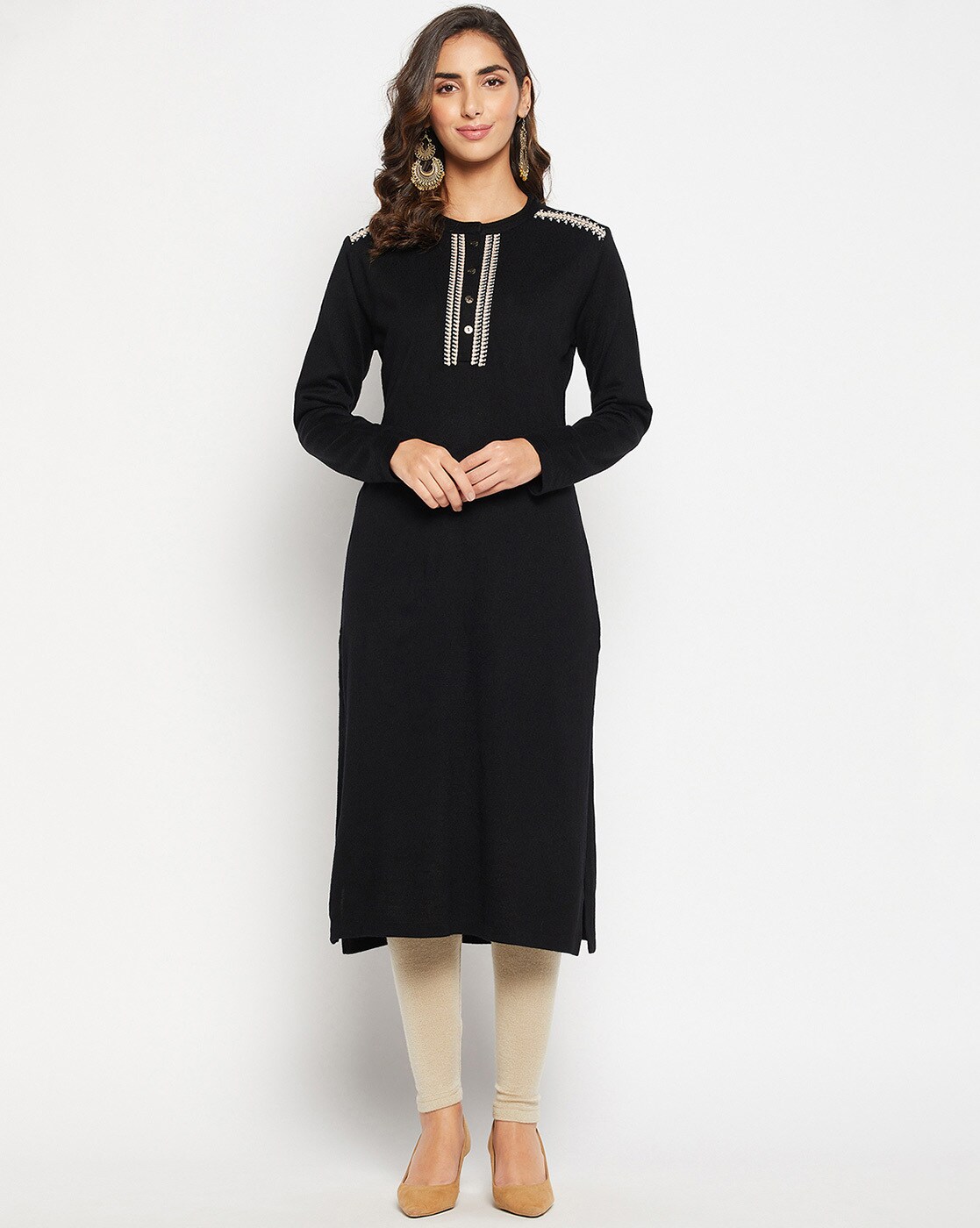 Black Long Kurti 