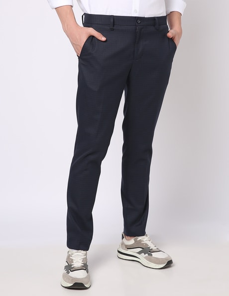 Buy Charcoal Grey Trousers & Pants for Men by NETWORK Online | Ajio.com