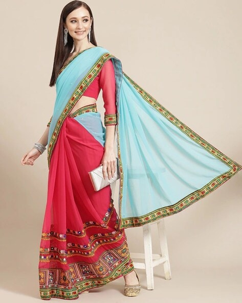 Complete Guide for Half and Half Saree – Gajiwala