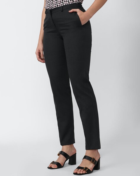 Buy Grey Trousers & Pants for Women by VAN HEUSEN Online