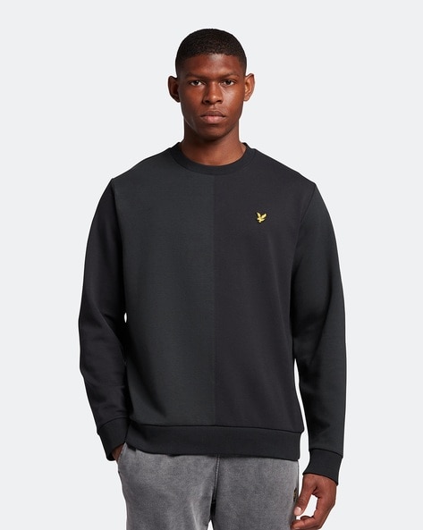Lyle and scott sales colour block sweatshirt