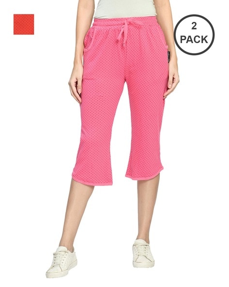 Buy Red Trousers & Pants for Women by INDIWEAVES Online