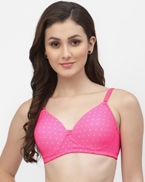 Buy Jockey Lightly Lined Non-Wired Full Coverage Tube Bra - Black at Rs.429  online