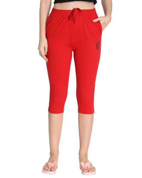 Buy Red Trousers & Pants for Women by Therebelinme Online | Ajio.com
