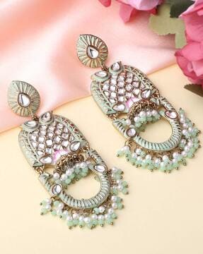 Clip on hot sale indian earrings