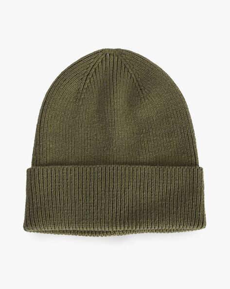 Men Ribbed Slip On Beanie