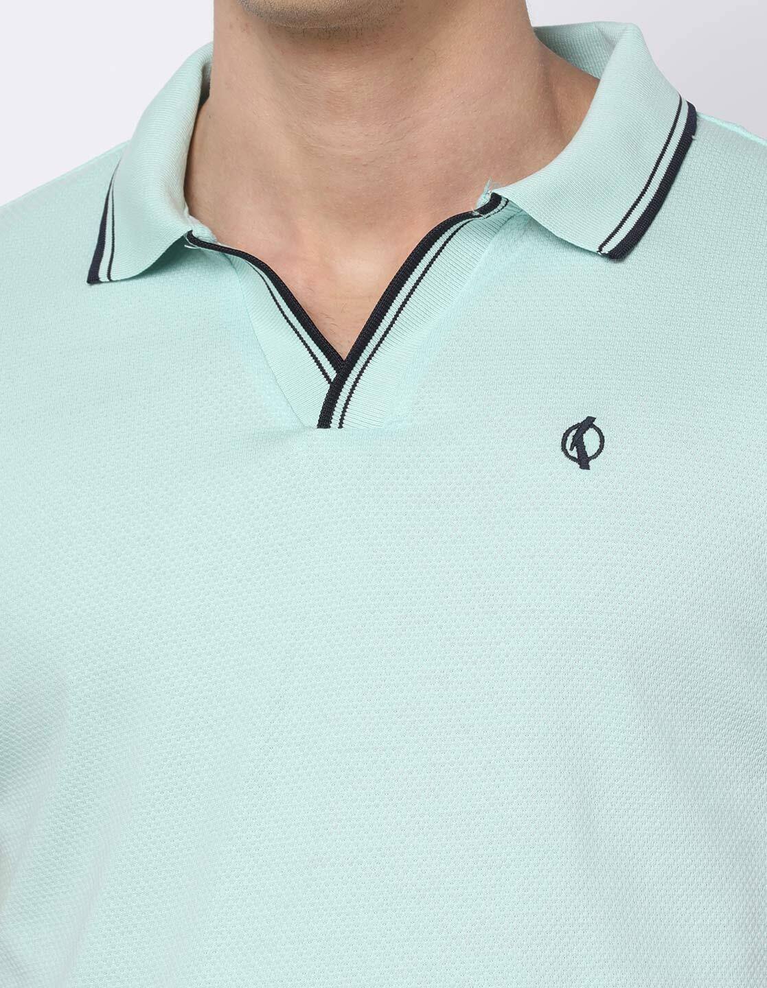 Regular Fit Polo T-Shirt with Tipped Collar
