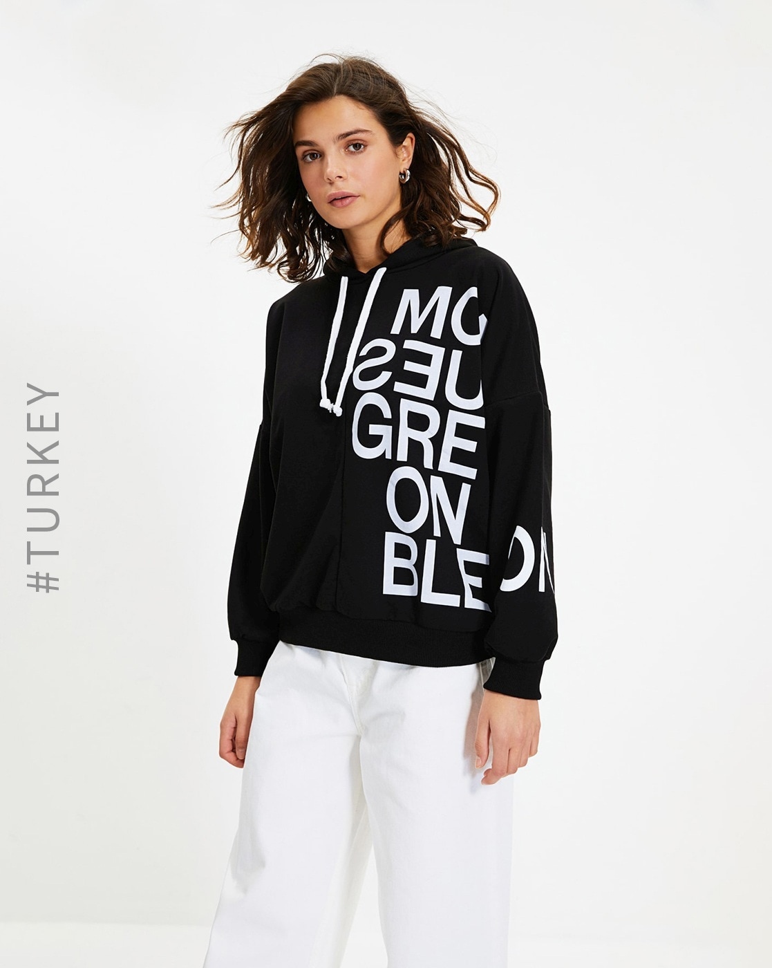 Buy Black Sweatshirt & Hoodies for Women by TRENDYOL Online