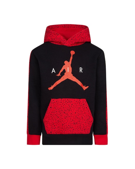 Black and red jordan cheap sweatshirt