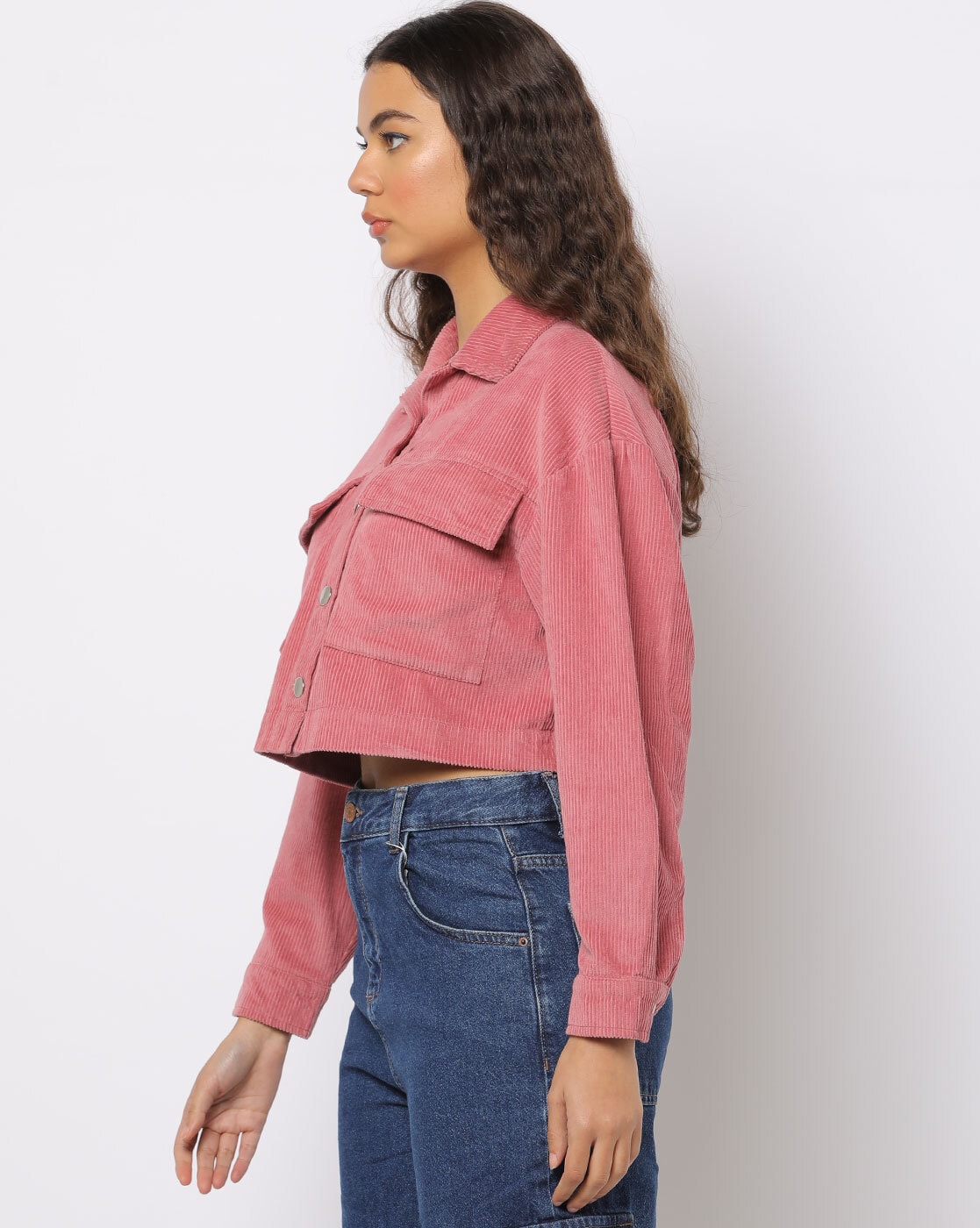 Dusty pink 2025 corduroy jacket