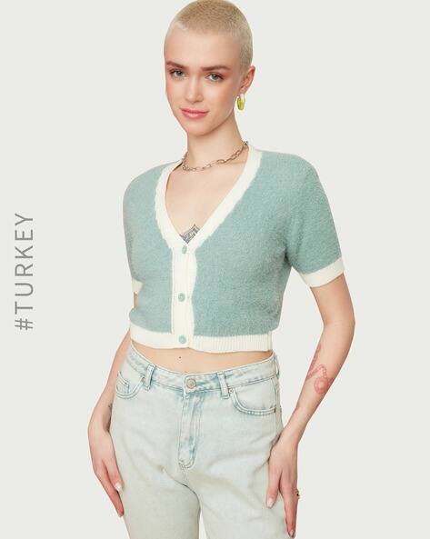 Women's Short-Sleeve Cardigan Sweater | escapeauthority.com