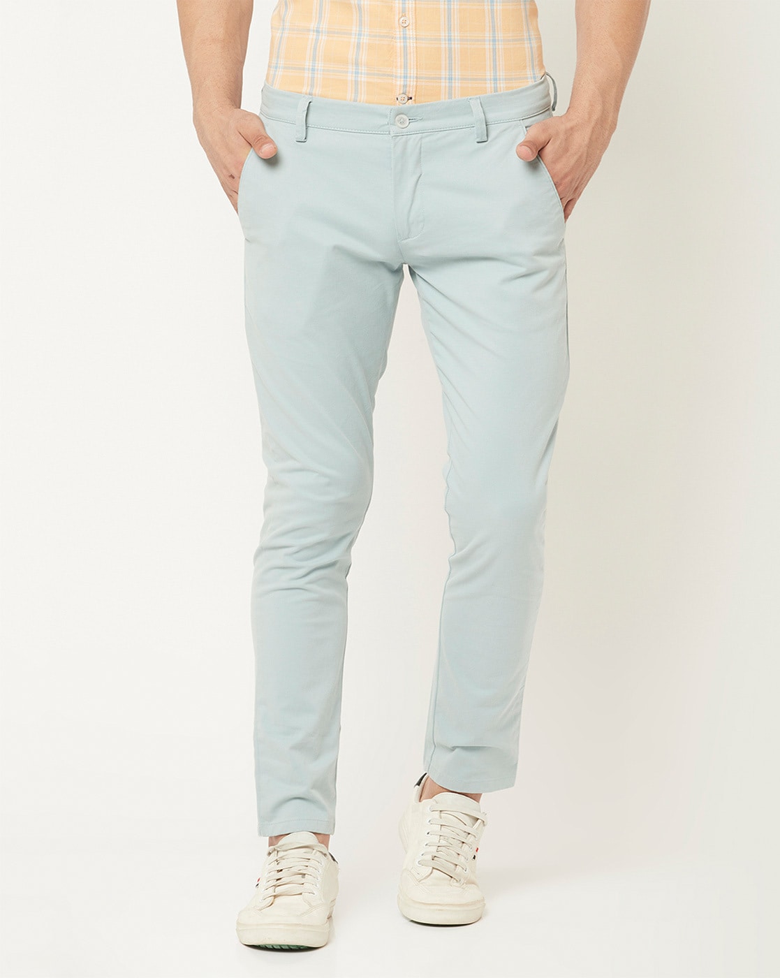 Buy Blue Trousers  Pants for Men by Crimsoune club Online  Ajiocom