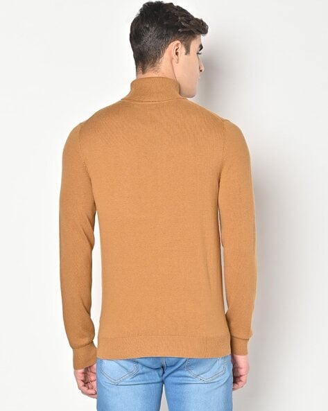 Camel coloured outlet turtleneck