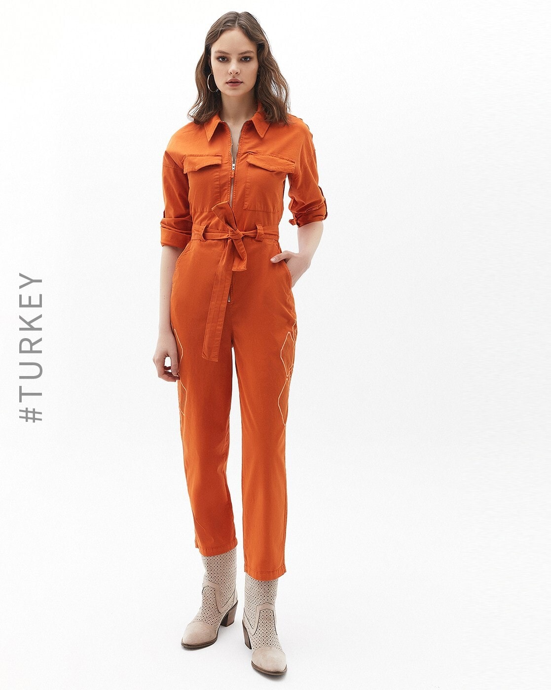 Orange jumpsuit sales near me