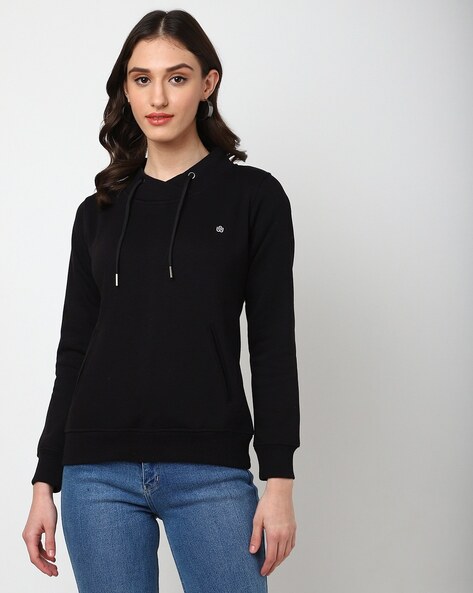 Tab91 Sweatshirt with Drawstring Neckline