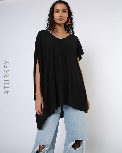 Buy Black Tops for Women by Oxxo Online