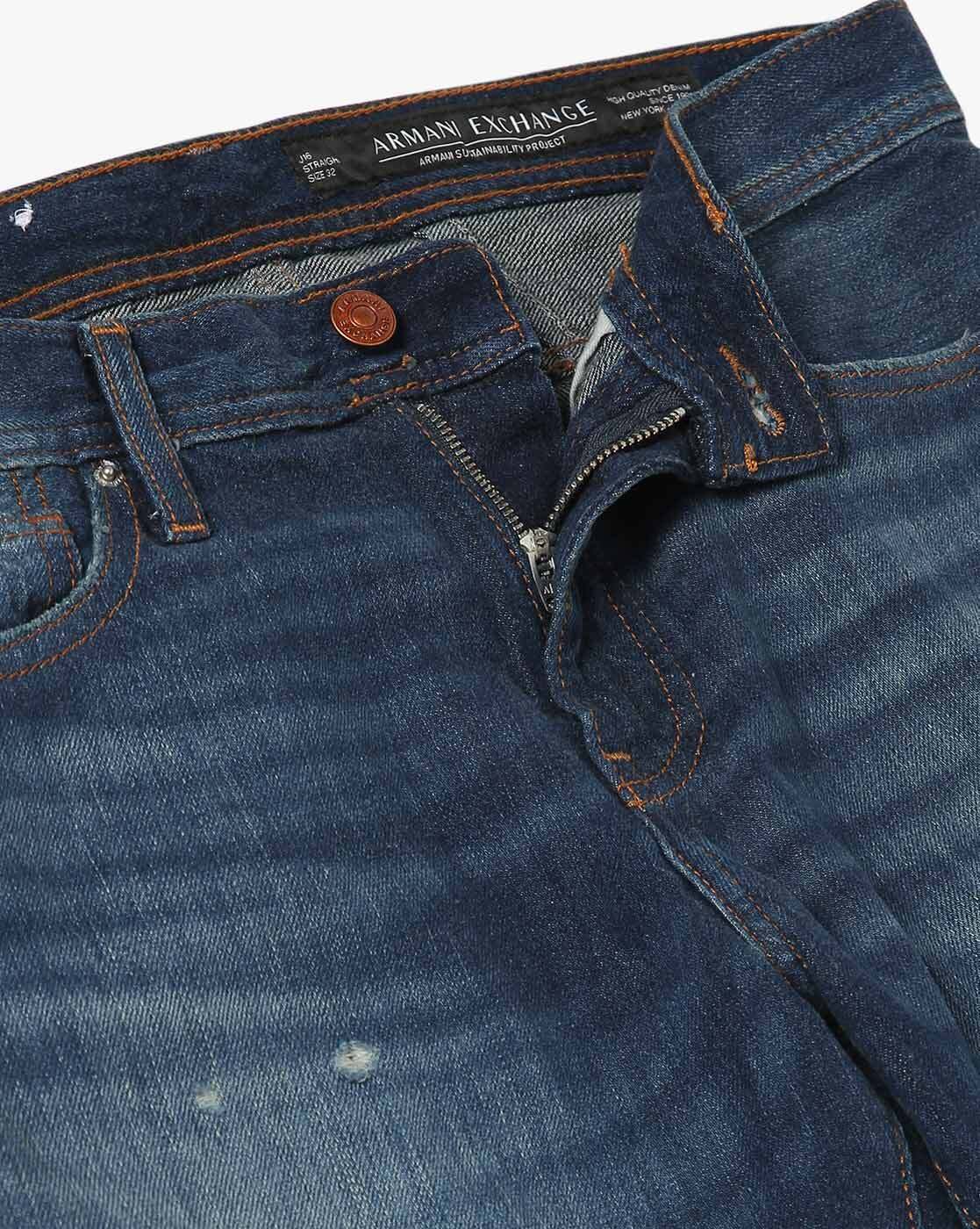 J16 Lightly Washed Straight Fit Jeans