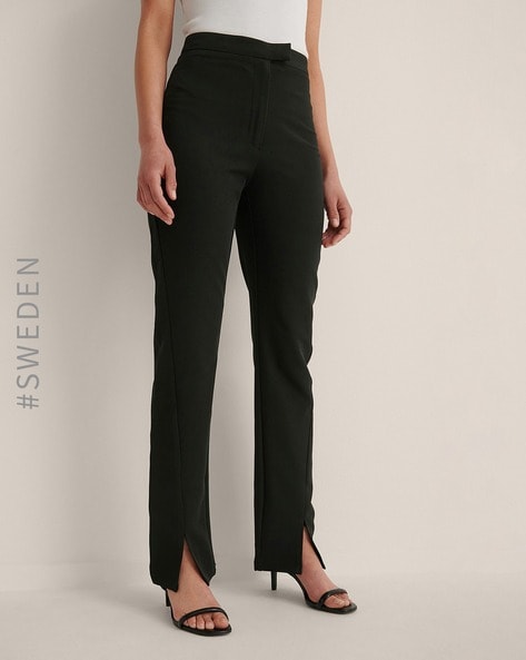 Buy Black Trousers & Pants for Women by Na-kd Online