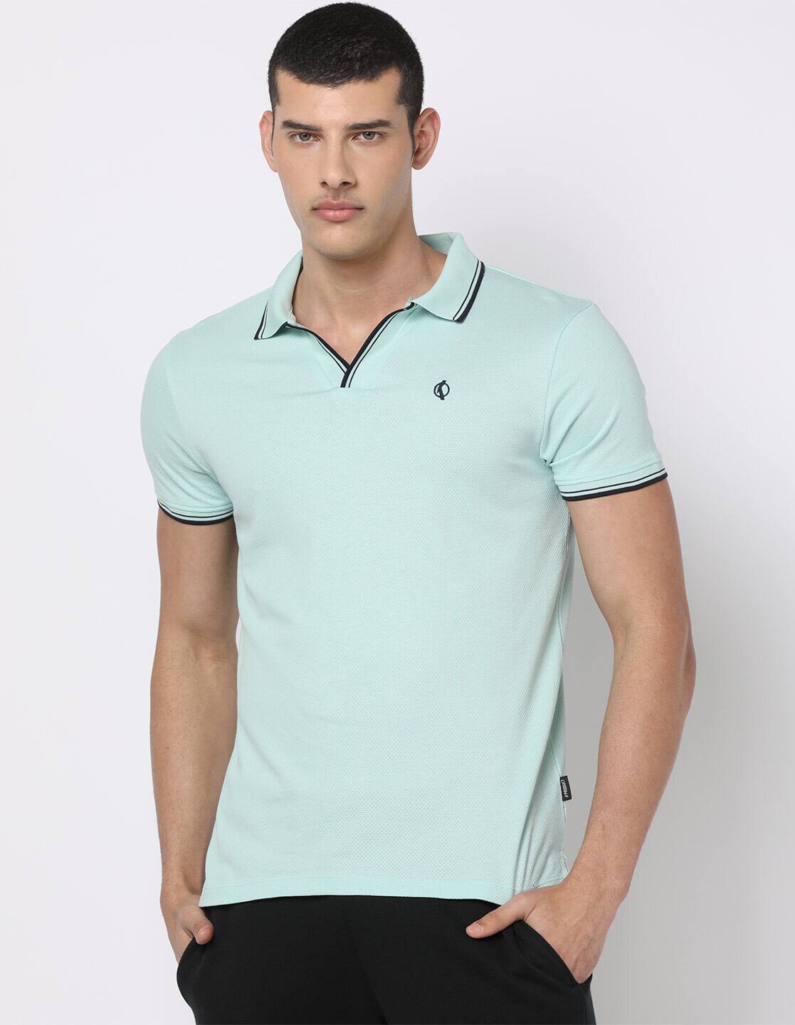 Regular Fit Polo T-Shirt with Tipped Collar