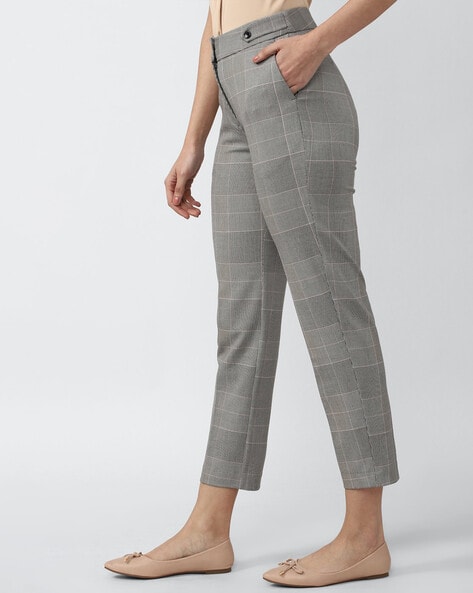 Buy Grey Trousers & Pants for Women by VAN HEUSEN Online