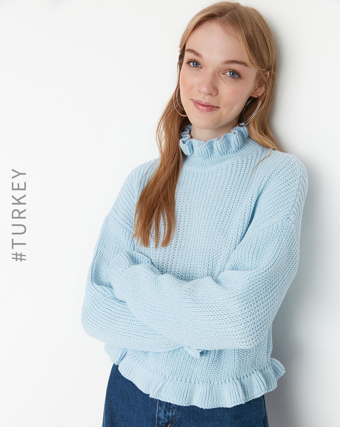 Buy Blue Sweaters & Cardigans for Women by TRENDYOL Online