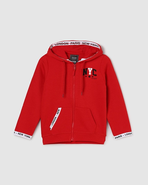 Buy Red Sweatshirts & Hoodie for Boys by Kuchipoo Online