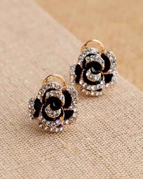 Buy Black Earrings for Women by Sohi Online | Ajio.com