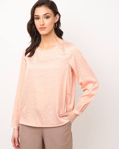 ISCENERY BY VERO MODA Textured Round Neck Top