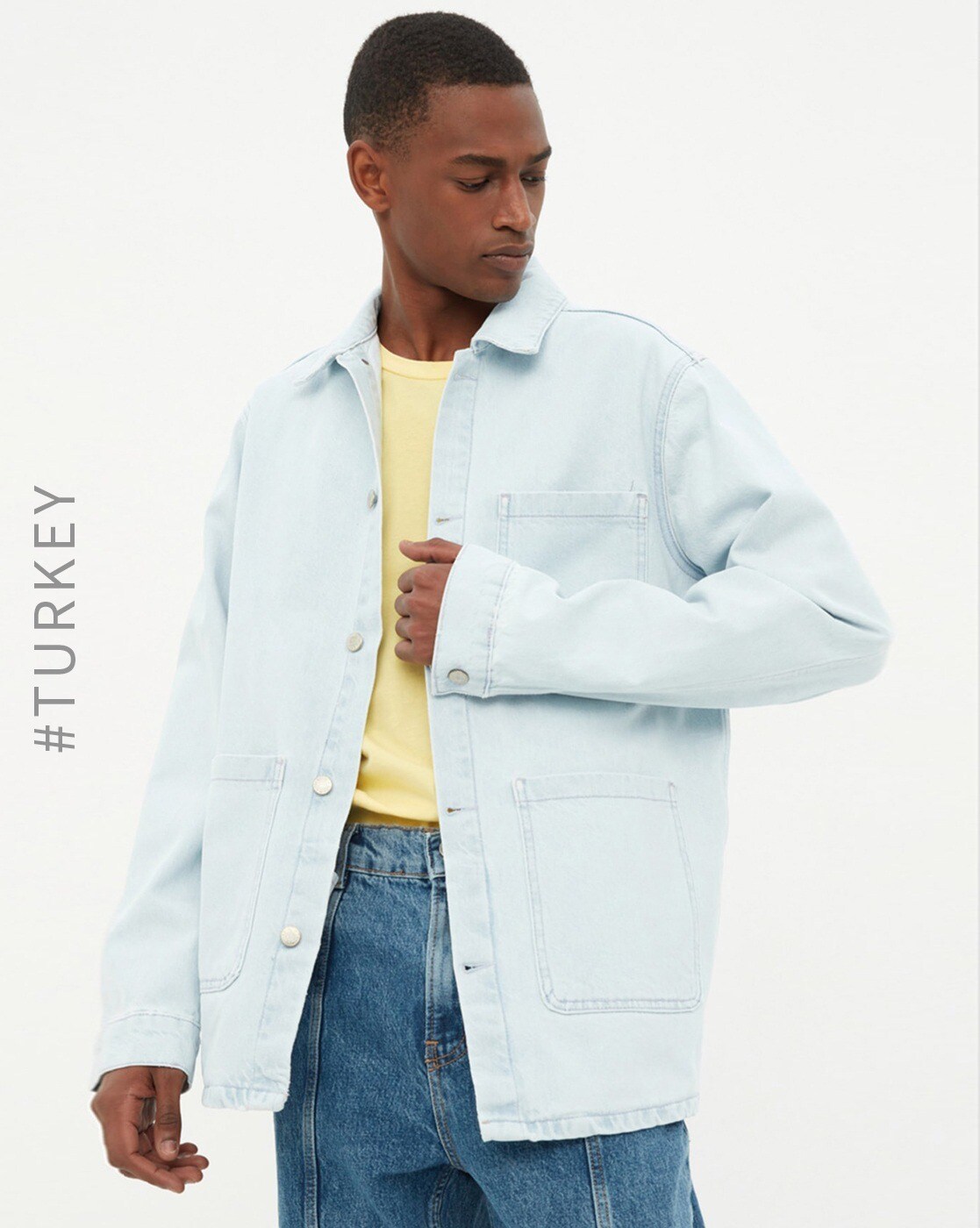 Mens Light Blue Denim Jacket With Holes Comfortable And Stylish Leisure  Jeans Coat For Men In Cotton Available In Plus Sizes From Ijlj, $22.04 |  DHgate.Com