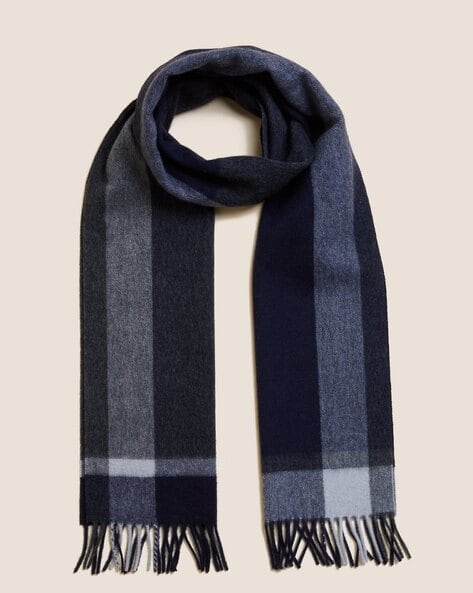 Buy Navy Scarves for Men by Marks Spencer Online