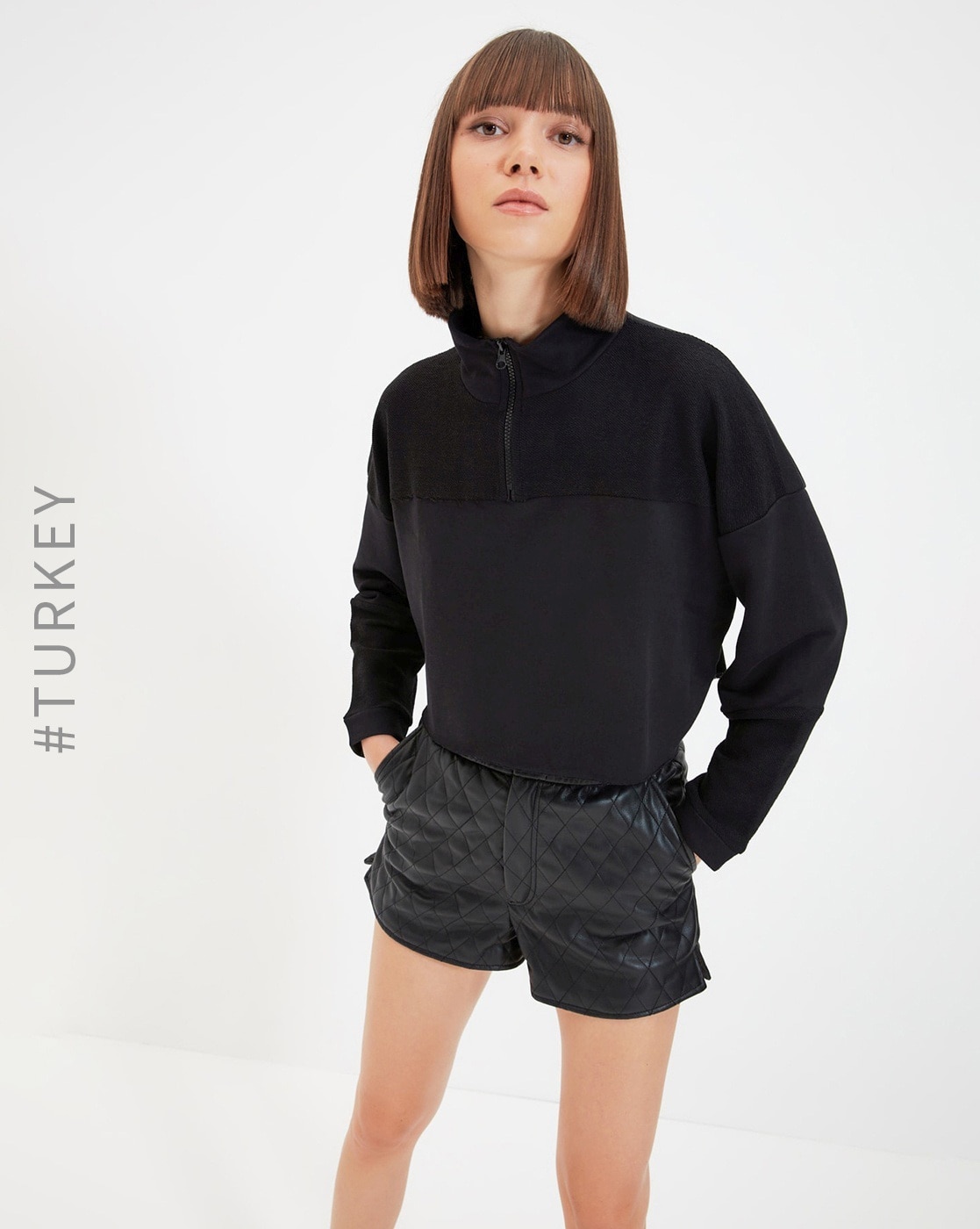 Buy Black Sweatshirt & Hoodies for Women by TRENDYOL Online