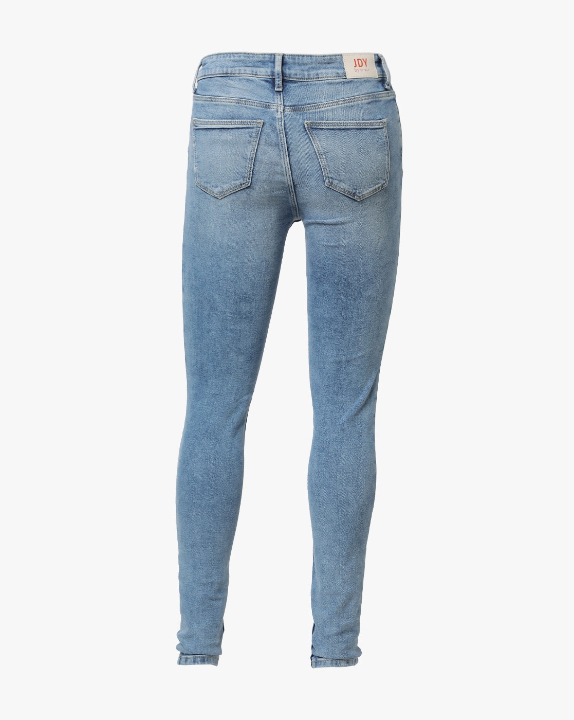 UNIQUE Light Blue Mid Rise Wide Leg Jeans