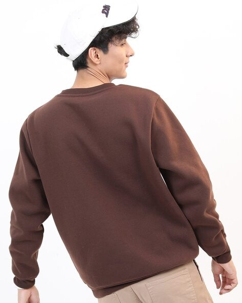 Buy Ketch Brown Hoodie Pullover Sweatshirt for Men Online at Rs