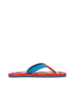 Buy Cherry Tomato-Sailing Blue Flip Flops u0026 Slipper for Boys by PUMA Online  | Ajio.com
