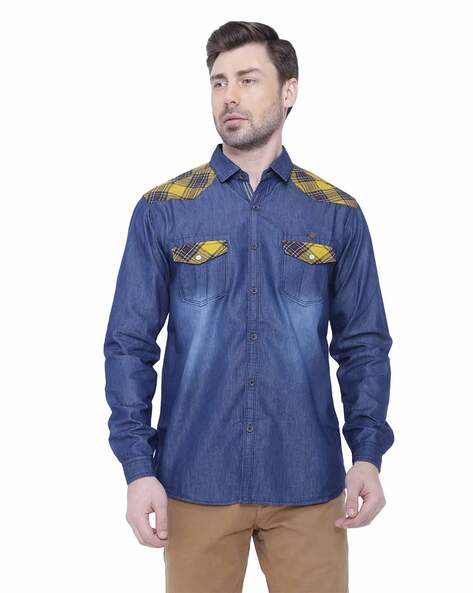 Ascolour Blue Denim Shirt - (5409) – Uniform Wholesalers