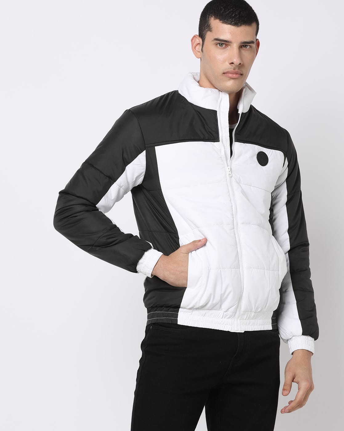 Buy White & Black Jackets & Coats for Men by Produkt By Jack 