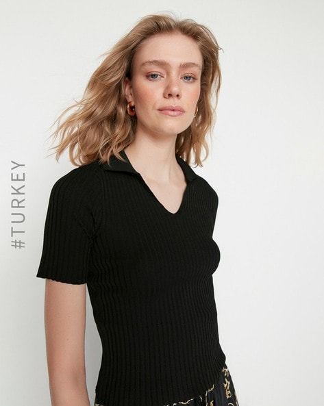 Buy Black Tops for Women by TRENDYOL Online