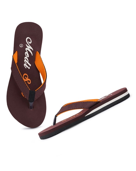 Buy Brown Flip Flop & Slippers for Women by MIJAS Online