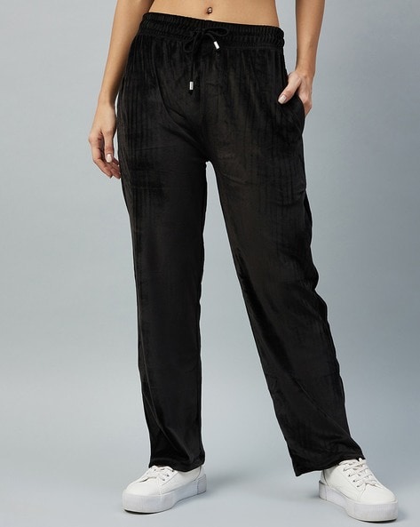 Buy Wine Track Pants for Women by Spunk Online | Ajio.com