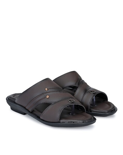 Buy Men Brown Sandals Online - 556993 | Van Heusen