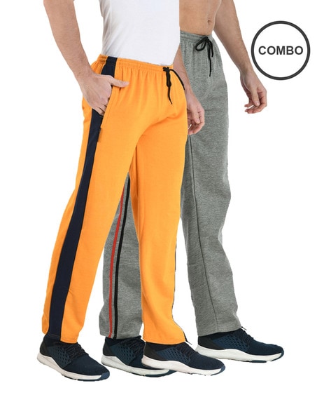Buy SELLBOX Track Pant for Men Combo Pack of 2 Plain Track Pant for Men  with Side Zipper Pockets Stretchable Regular Fit Track Pants Lower for  Sport Gym Online at desertcartINDIA