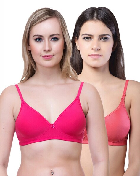 Buy Fuchsia & Black Bras for Women by Lady Lyka Online