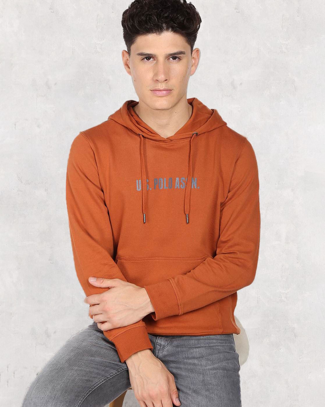 Orange polo ralph lauren 2025 hoodie