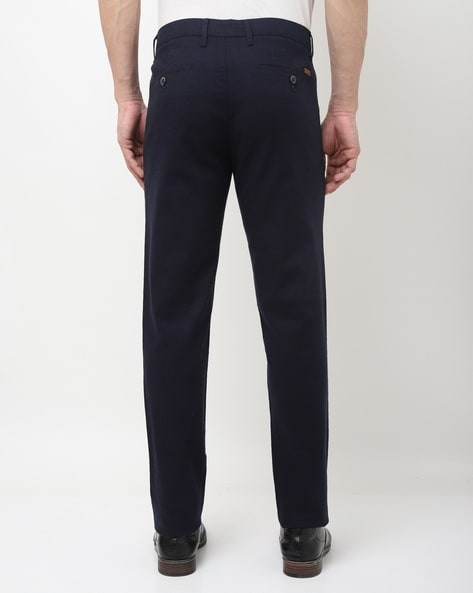 Relaxed-fit false plain dyed chino trousers · Deep Blue, Beige, Navy Blue ·  Dressy | Massimo Dutti