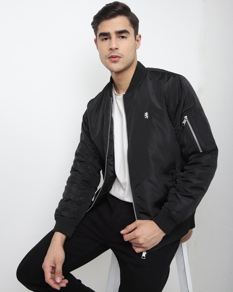 pull and bear black jacket