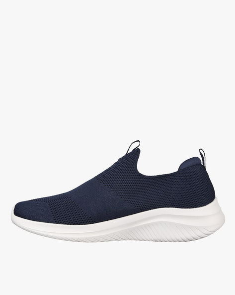 Skechers flat 2025 knit slip on