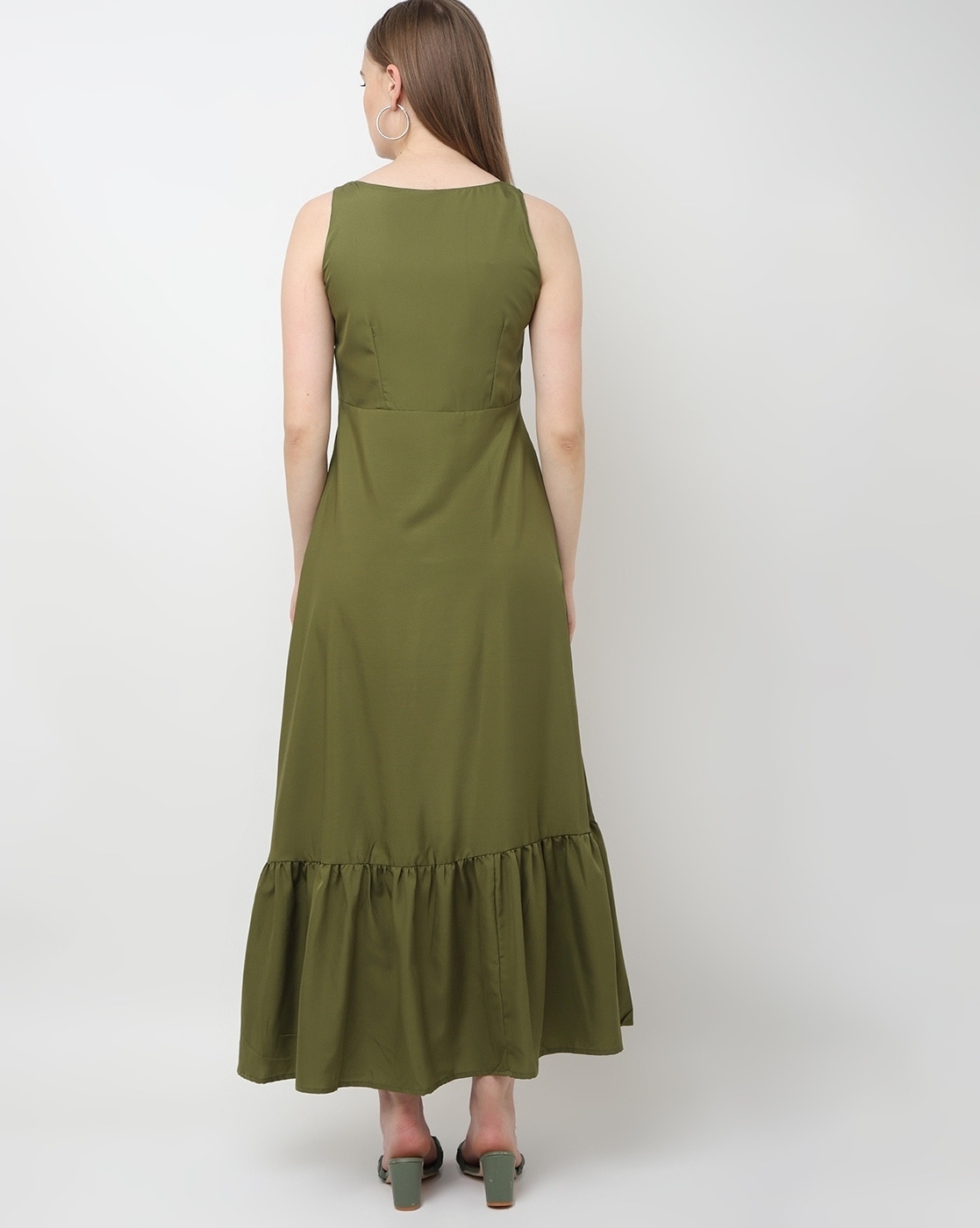 OOTD 8.9.18: Olive Green Dress