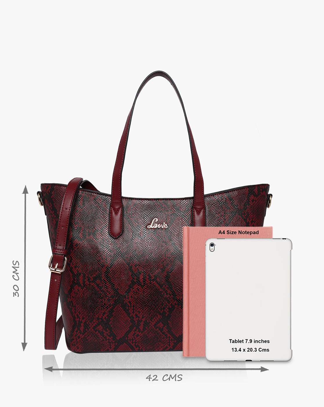 Lavie Women's Kris Large Satchel Bag Coral Ladies Purse Handbag : Amazon.in:  Electronics