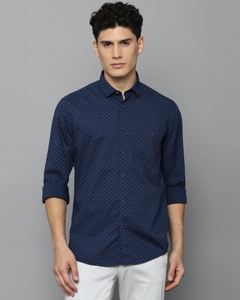 Buy Navy Blue Shirts for Men by LOUIS PHILIPPE Online