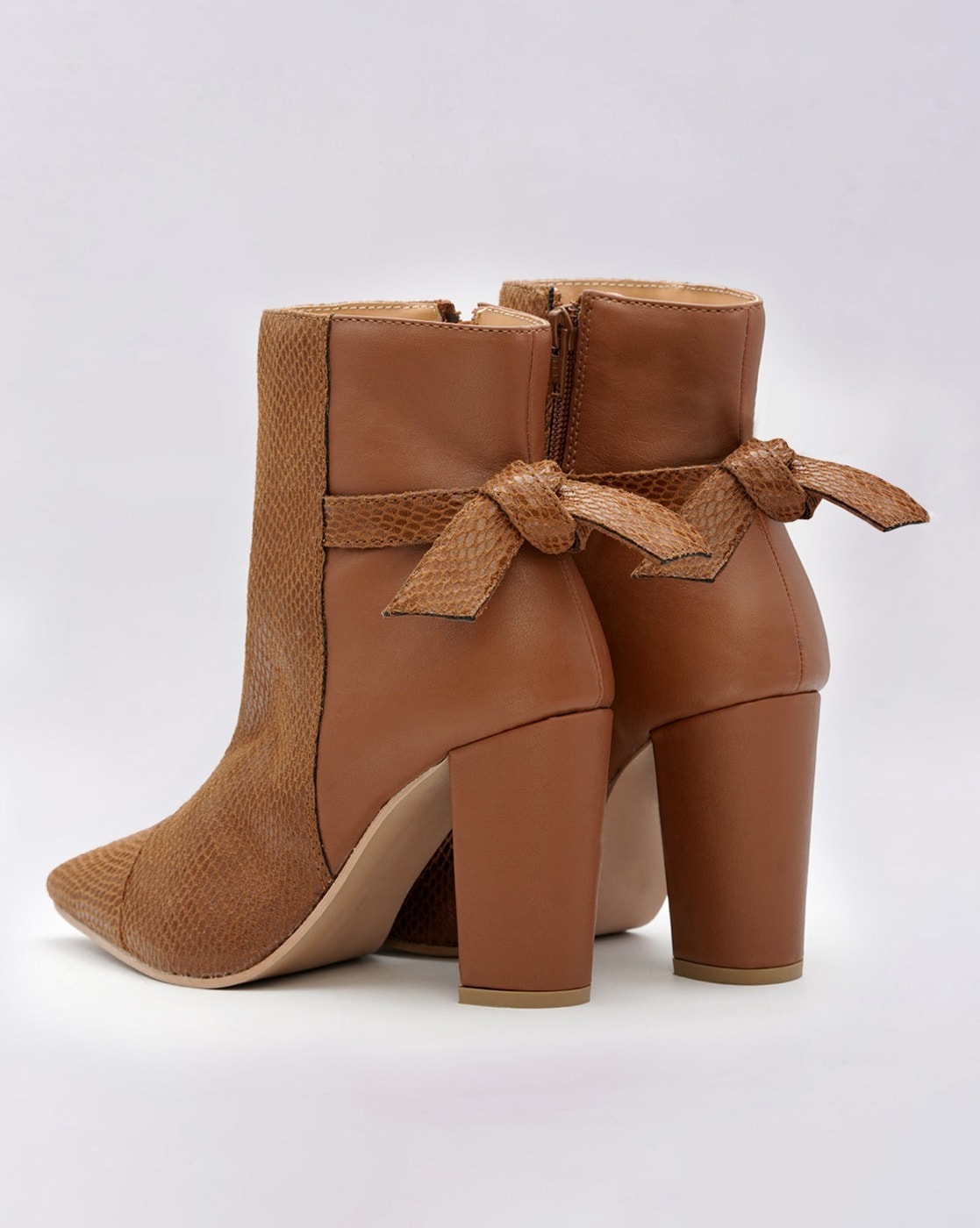 Buy Tan Brown Boots for Women by ADORLY Online | Ajio.com